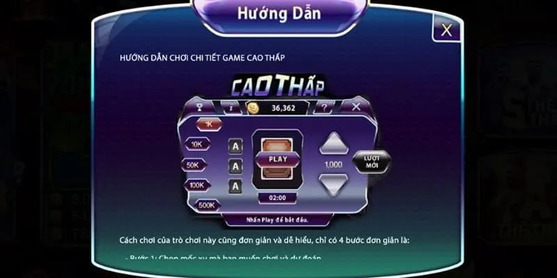 Luật quay hũ cao thấp tại Nohu90